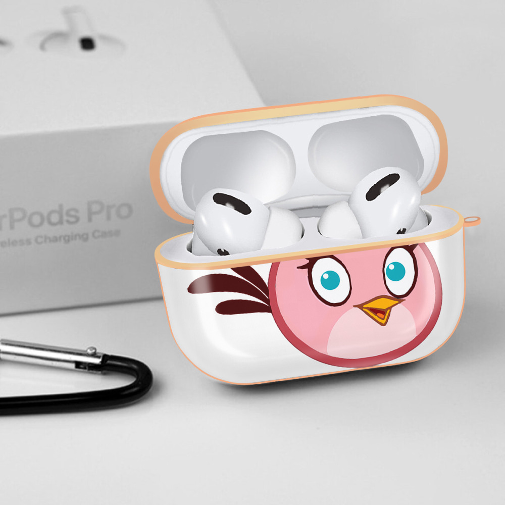 Angry Birds アングリーバード 【AirPods Pro用】ハードシェル保護ケース｜耐衝撃・防指紋・カラビナ付き商品仕様