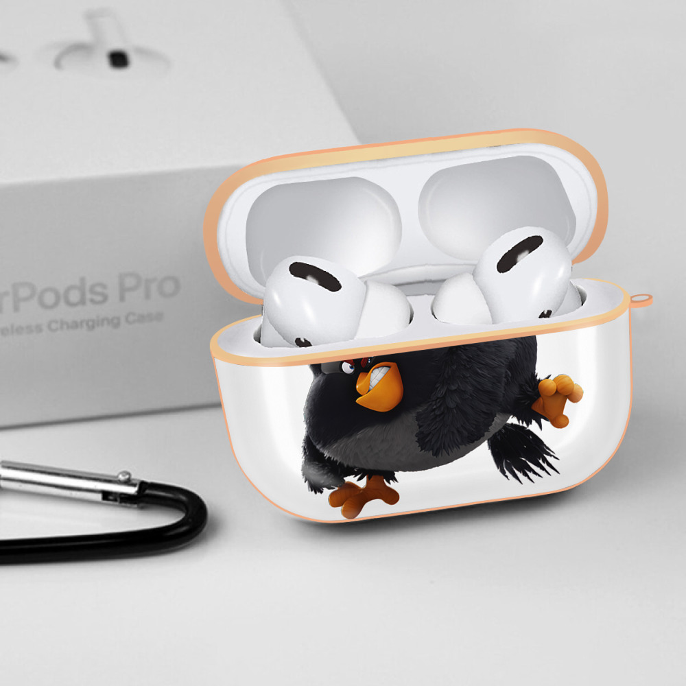 Angry Birds アングリーバード 【AirPods Pro用】ハードシェル保護ケース｜耐衝撃・防指紋・カラビナ付き商品仕様