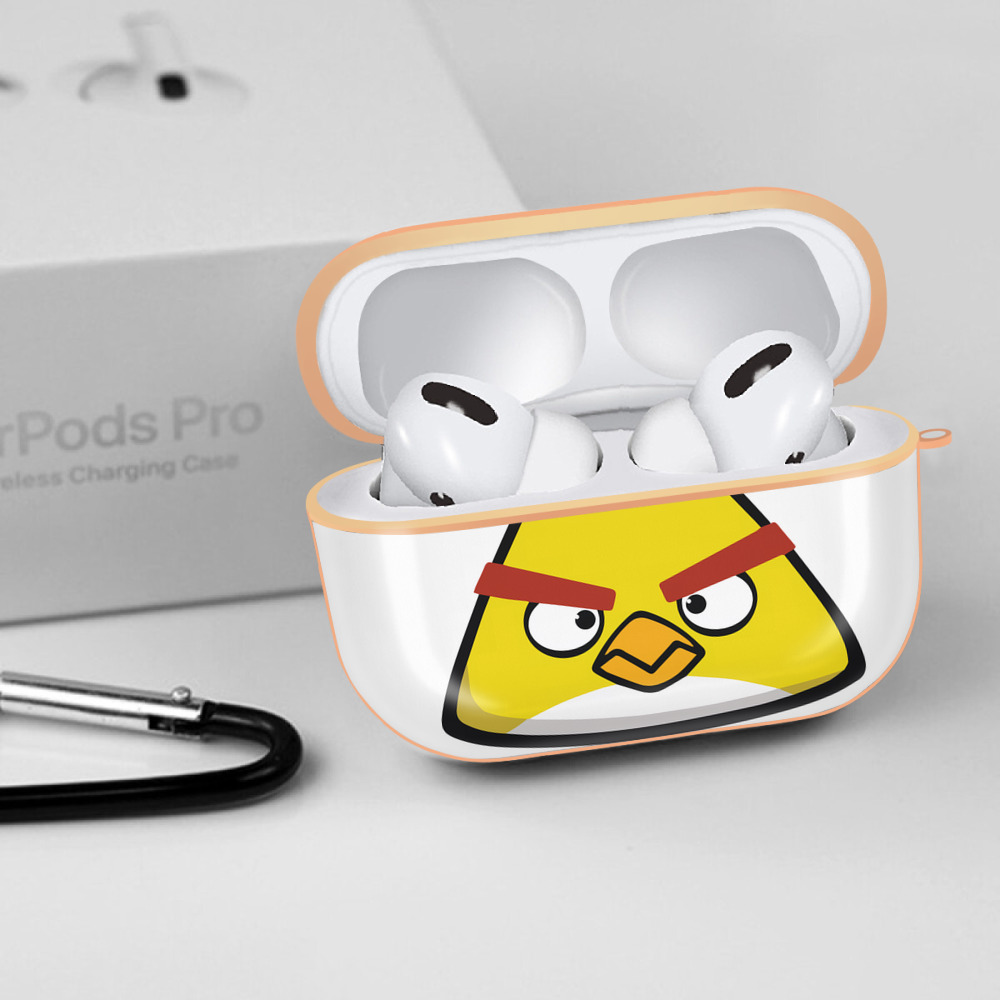 Angry Birds アングリーバード 【AirPods Pro用】ハードシェル保護ケース｜耐衝撃・防指紋・カラビナ付き商品仕様