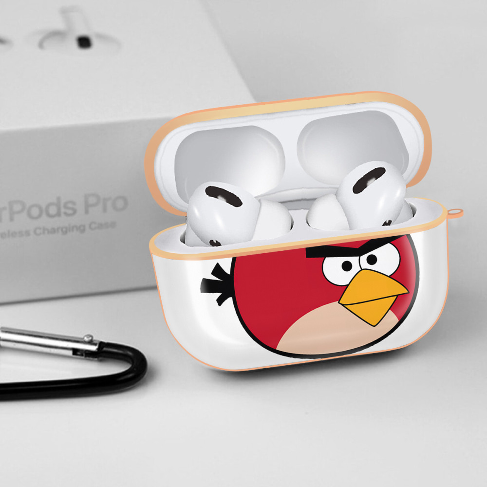 Angry Birds アングリーバード 【AirPods Pro用】ハードシェル保護ケース｜耐衝撃・防指紋・カラビナ付き商品仕様