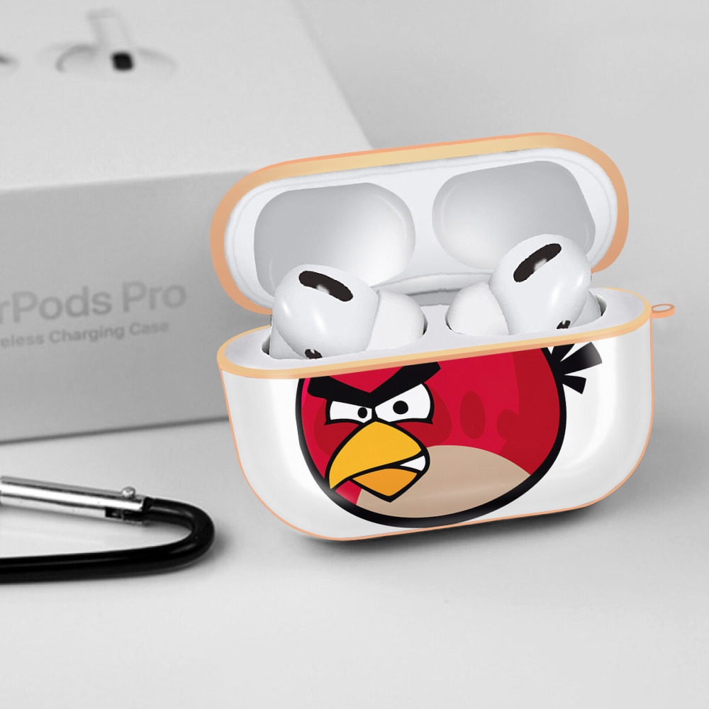 Angry Birds アングリーバード 【AirPods Pro用】ハードシェル保護ケース｜耐衝撃・防指紋・カラビナ付き商品仕様