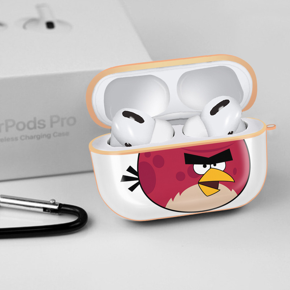 Angry Birds アングリーバード 【AirPods Pro用】ハードシェル保護ケース｜耐衝撃・防指紋・カラビナ付き商品仕様