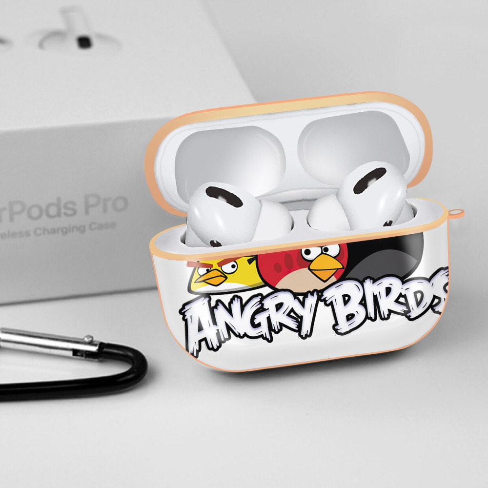 Angry Birds アングリーバード 【AirPods Pro用】ハードシェル保護ケース｜耐衝撃・防指紋・カラビナ付き商品仕様