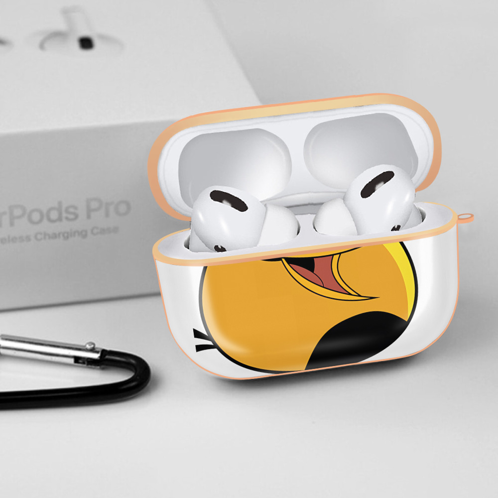 Angry Birds アングリーバード 【AirPods Pro用】ハードシェル保護ケース｜耐衝撃・防指紋・カラビナ付き商品仕様