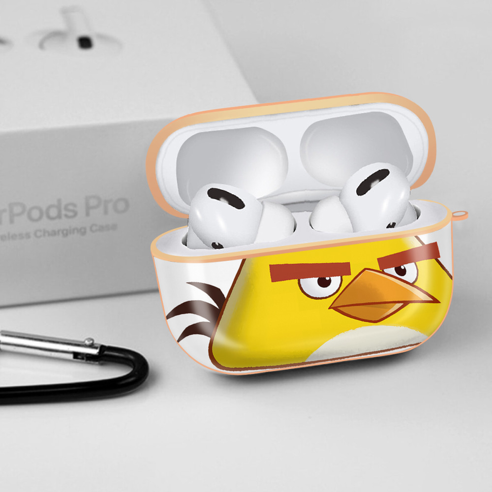 Angry Birds アングリーバード 【AirPods Pro用】ハードシェル保護ケース｜耐衝撃・防指紋・カラビナ付き商品仕様