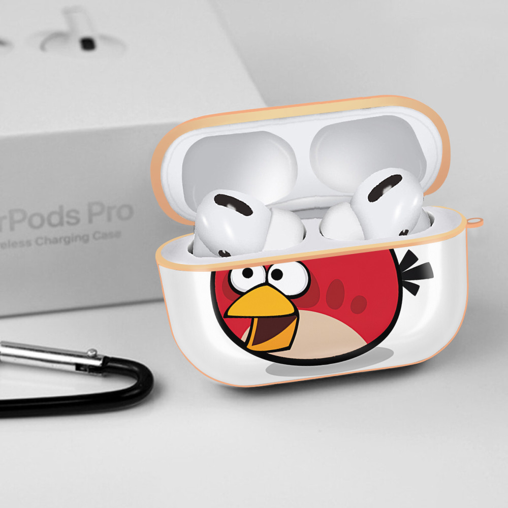 Angry Birds アングリーバード 【AirPods Pro用】ハードシェル保護ケース｜耐衝撃・防指紋・カラビナ付き商品仕様