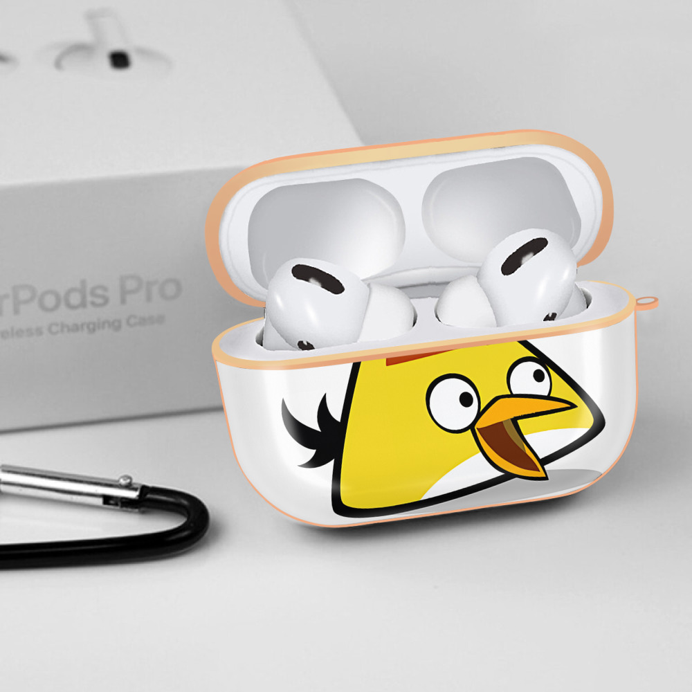 Angry Birds アングリーバード 【AirPods Pro用】ハードシェル保護ケース｜耐衝撃・防指紋・カラビナ付き商品仕様