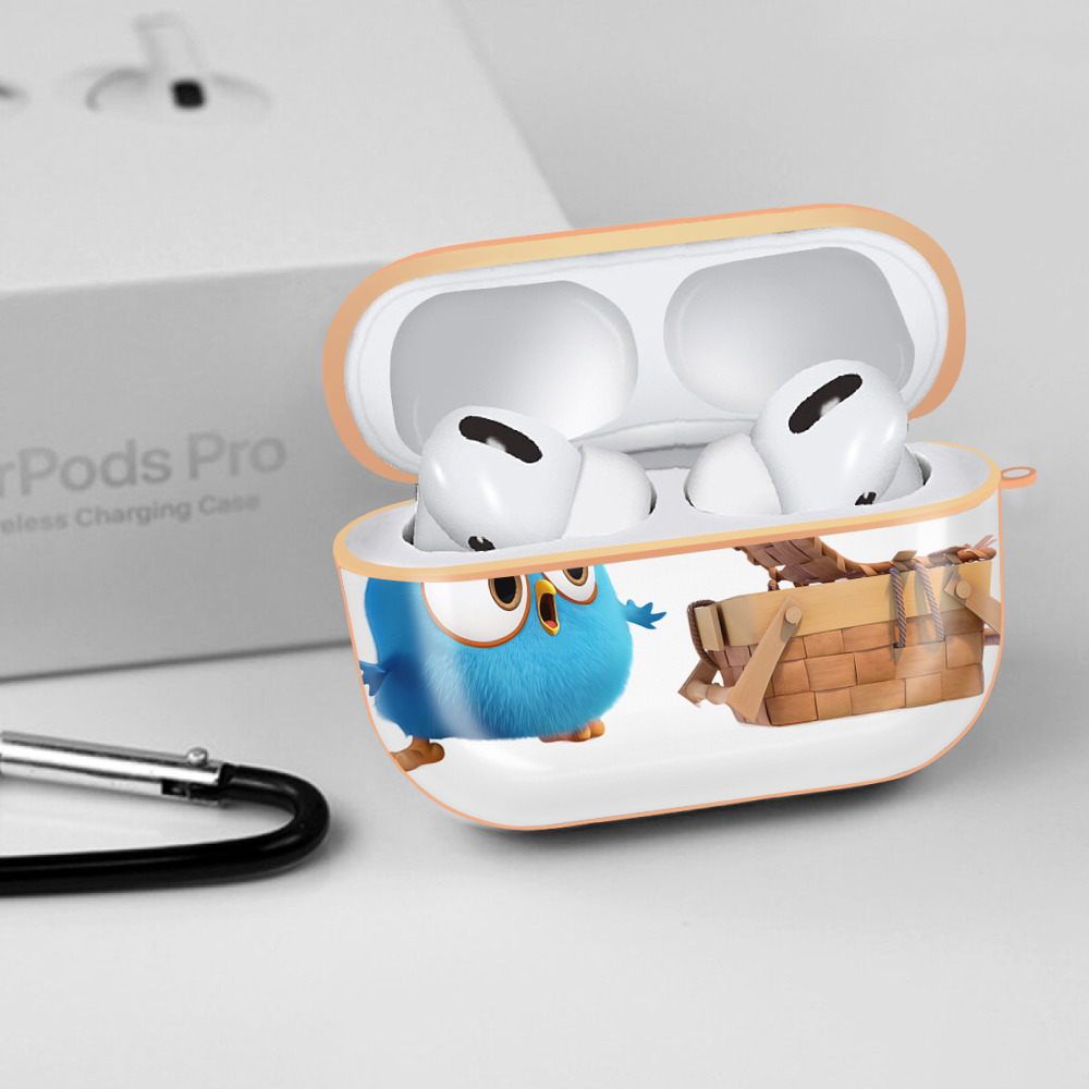 Angry Birds アングリーバード 【AirPods Pro用】ハードシェル保護ケース｜耐衝撃・防指紋・カラビナ付き商品仕様