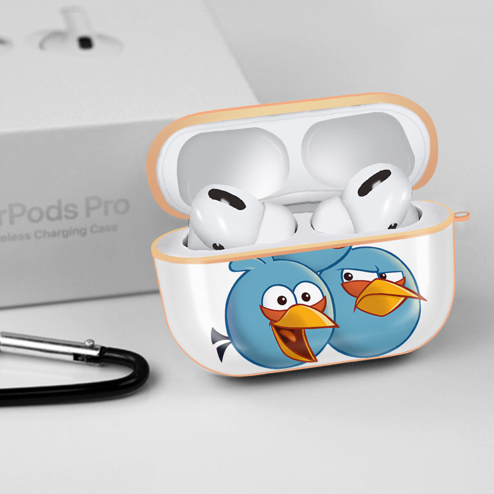 Angry Birds アングリーバード 【AirPods Pro用】ハードシェル保護ケース｜耐衝撃・防指紋・カラビナ付き商品仕様