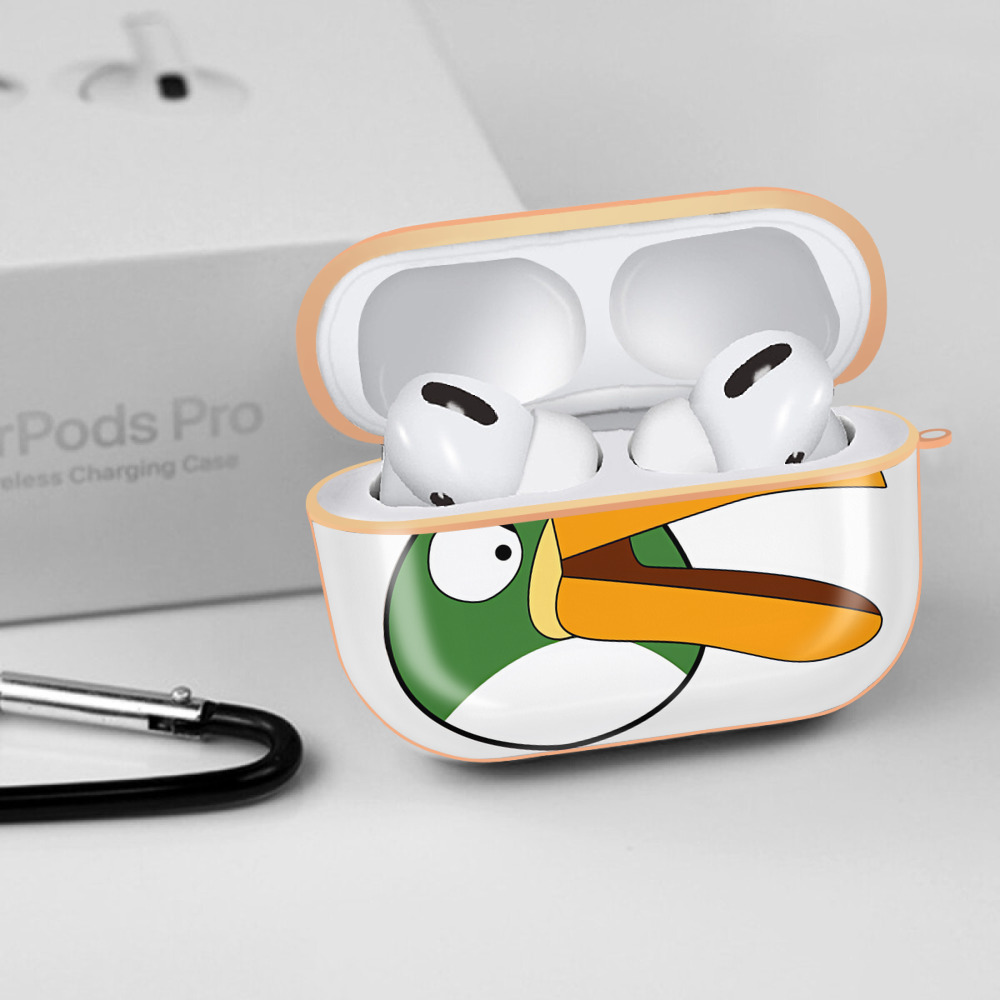 Angry Birds アングリーバード 【AirPods Pro用】ハードシェル保護ケース｜耐衝撃・防指紋・カラビナ付き商品仕様