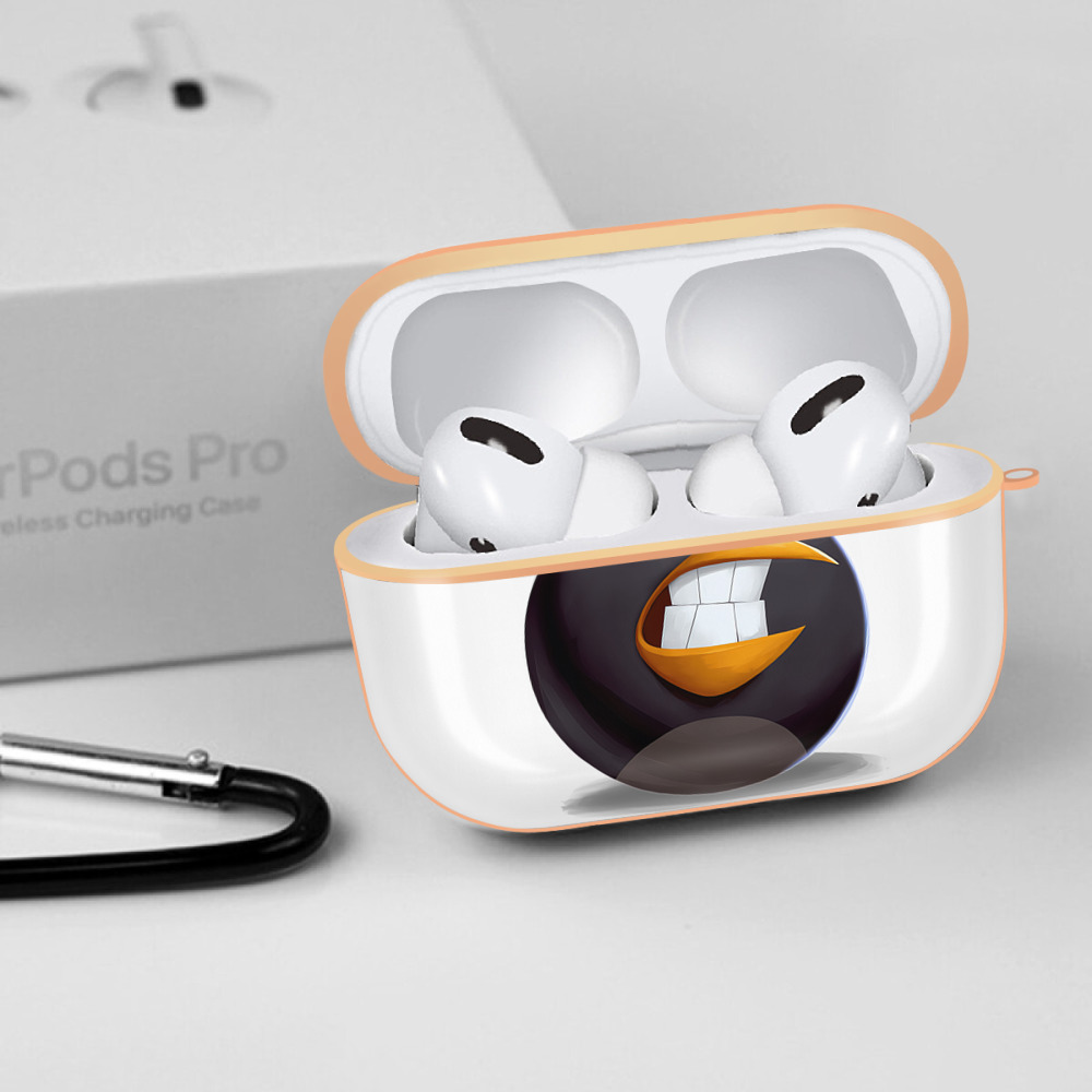Angry Birds アングリーバード 【AirPods Pro用】ハードシェル保護ケース｜耐衝撃・防指紋・カラビナ付き商品仕様