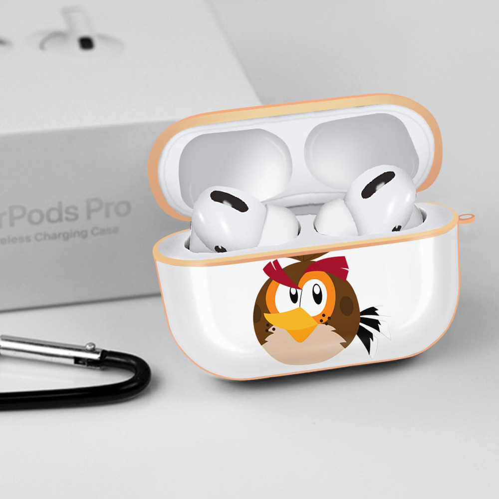 Angry Birds アングリーバード 【AirPods Pro用】ハードシェル保護ケース｜耐衝撃・防指紋・カラビナ付き商品仕様