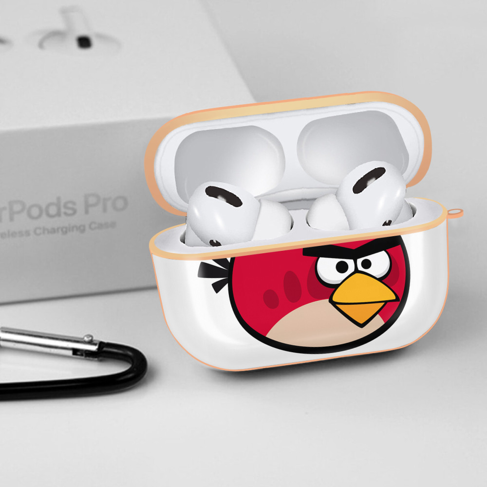 Angry Birds アングリーバード 【AirPods Pro用】ハードシェル保護ケース｜耐衝撃・防指紋・カラビナ付き商品仕様