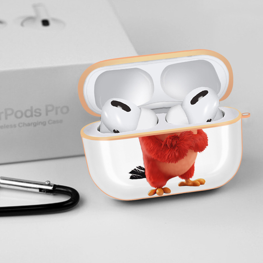 Angry Birds アングリーバード 【AirPods Pro用】ハードシェル保護ケース｜耐衝撃・防指紋・カラビナ付き商品仕様
