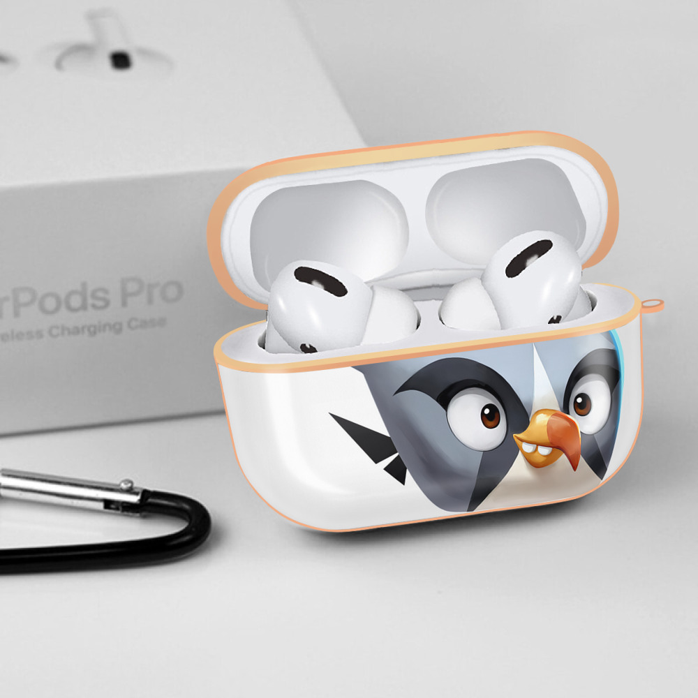 Angry Birds アングリーバード 【AirPods Pro用】ハードシェル保護ケース｜耐衝撃・防指紋・カラビナ付き商品仕様