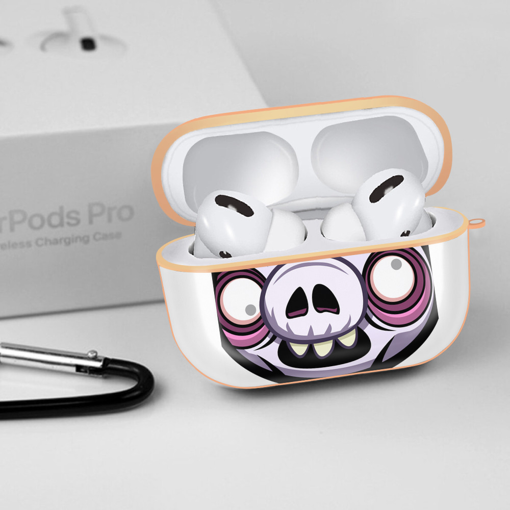 Angry Birds アングリーバード 【AirPods Pro用】ハードシェル保護ケース｜耐衝撃・防指紋・カラビナ付き商品仕様