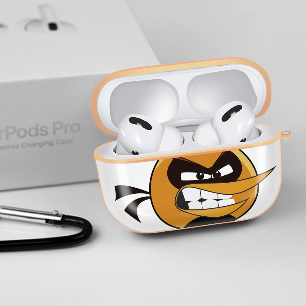 Angry Birds アングリーバード 【AirPods Pro用】ハードシェル保護ケース｜耐衝撃・防指紋・カラビナ付き商品仕様