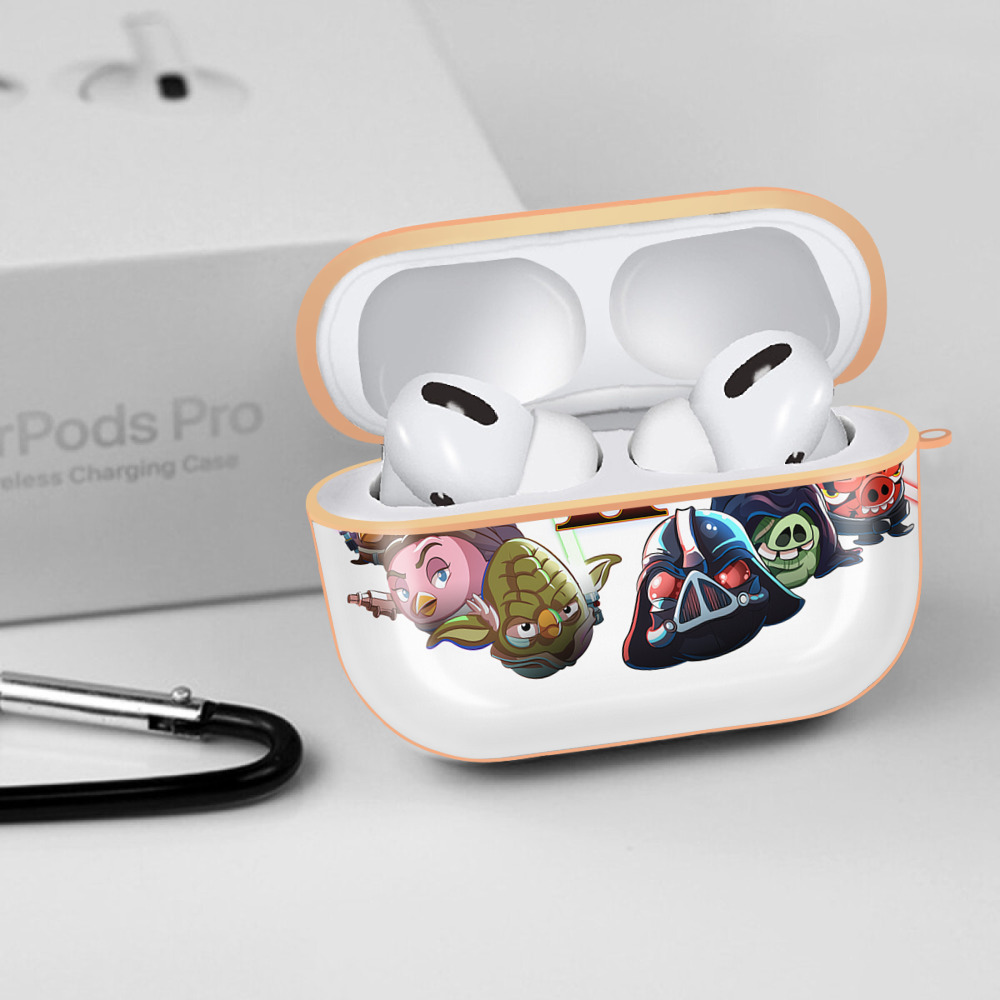 Angry Birds アングリーバード 【AirPods Pro用】ハードシェル保護ケース｜耐衝撃・防指紋・カラビナ付き商品仕様