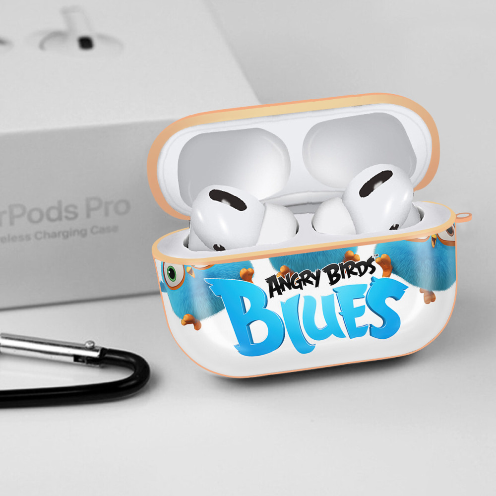 Angry Birds アングリーバード 【AirPods Pro用】ハードシェル保護ケース｜耐衝撃・防指紋・カラビナ付き商品仕様