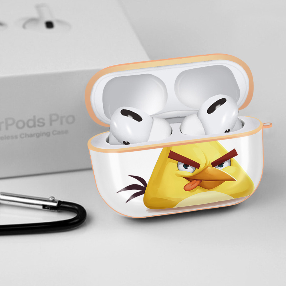 Angry Birds アングリーバード 【AirPods Pro用】ハードシェル保護ケース｜耐衝撃・防指紋・カラビナ付き商品仕様