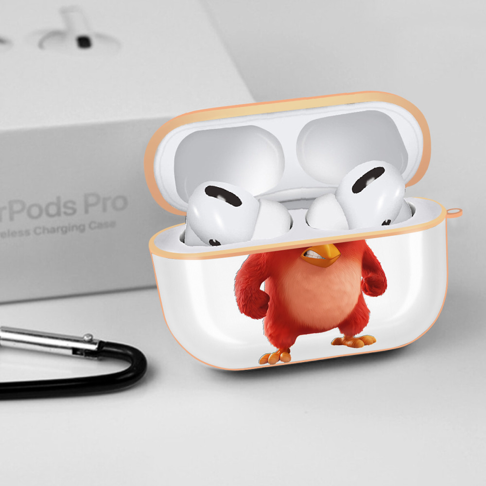 Angry Birds アングリーバード 【AirPods Pro用】ハードシェル保護ケース｜耐衝撃・防指紋・カラビナ付き商品仕様