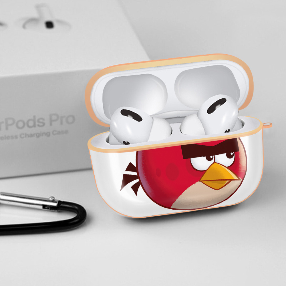 Angry Birds アングリーバード 【AirPods Pro用】ハードシェル保護ケース｜耐衝撃・防指紋・カラビナ付き商品仕様