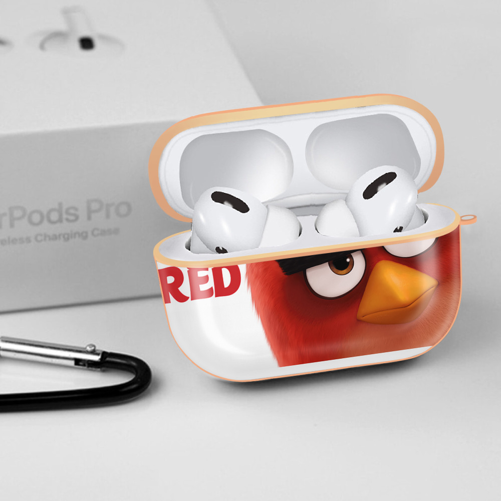 Angry Birds アングリーバード 【AirPods Pro用】ハードシェル保護ケース｜耐衝撃・防指紋・カラビナ付き商品仕様