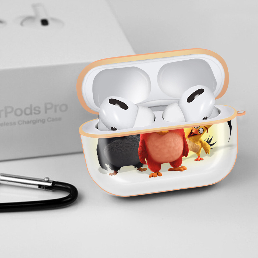 Angry Birds アングリーバード 【AirPods Pro用】ハードシェル保護ケース｜耐衝撃・防指紋・カラビナ付き商品仕様