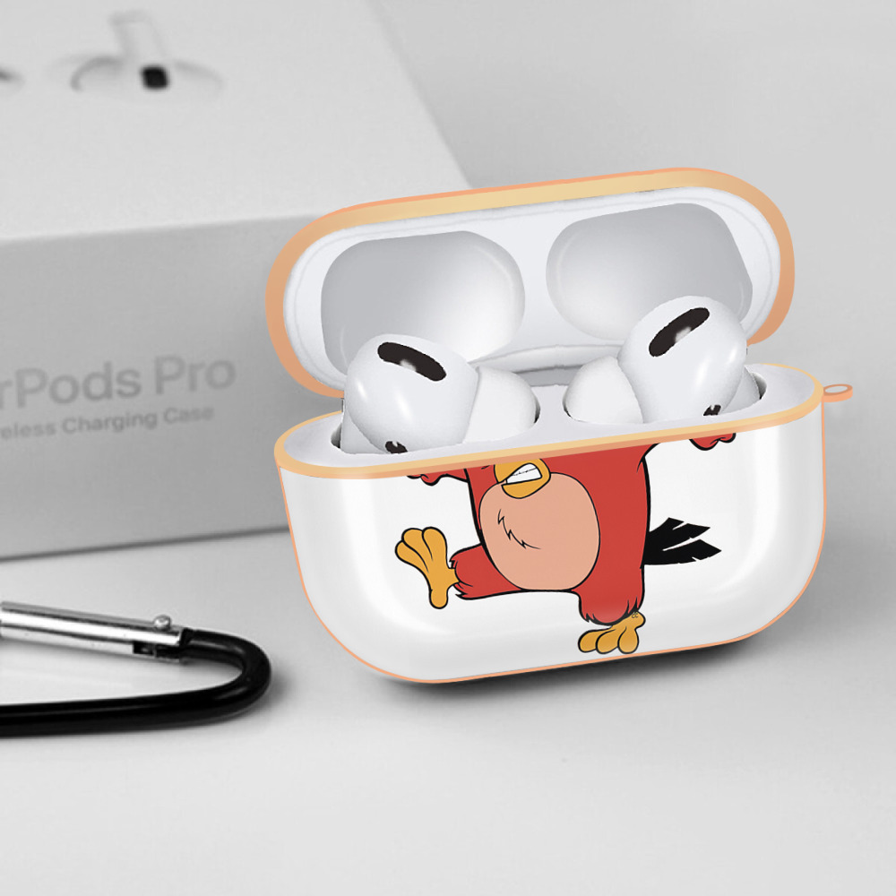 Angry Birds アングリーバード 【AirPods Pro用】ハードシェル保護ケース｜耐衝撃・防指紋・カラビナ付き商品仕様