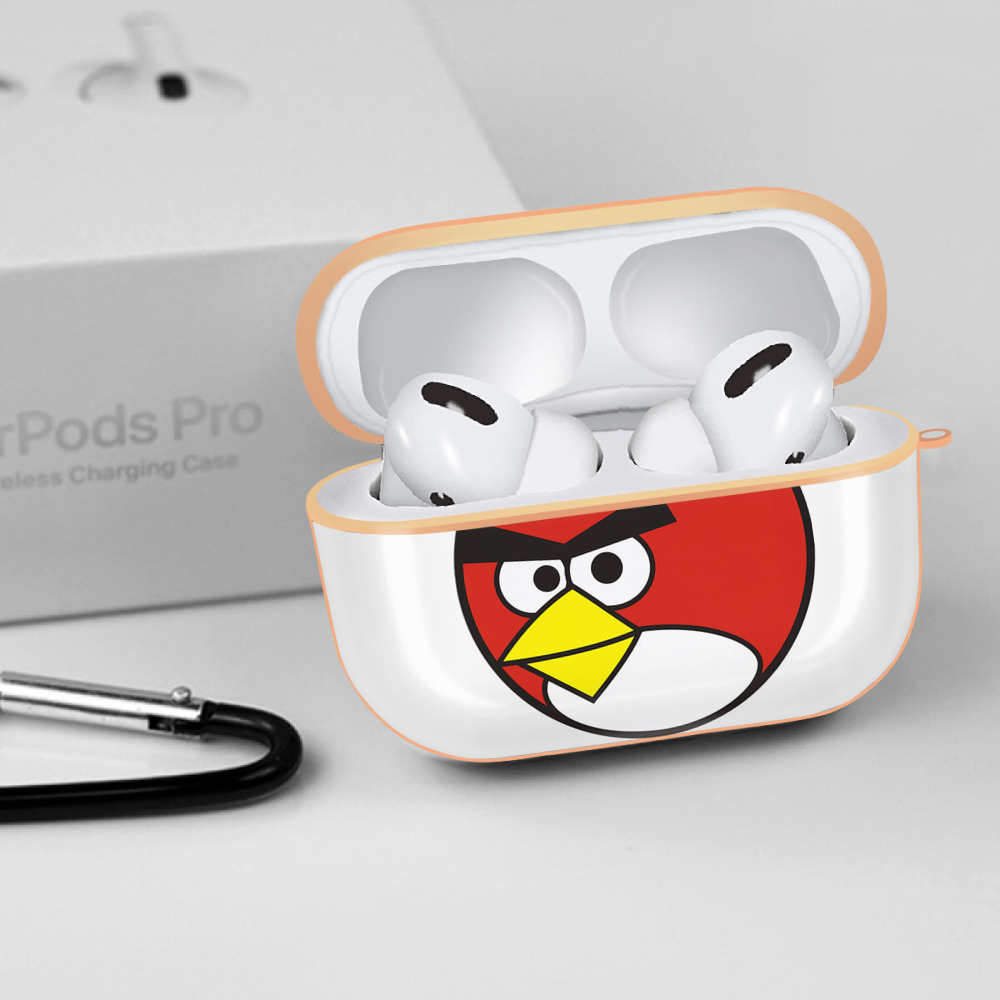 Angry Birds アングリーバード 【AirPods Pro用】ハードシェル保護ケース｜耐衝撃・防指紋・カラビナ付き商品仕様