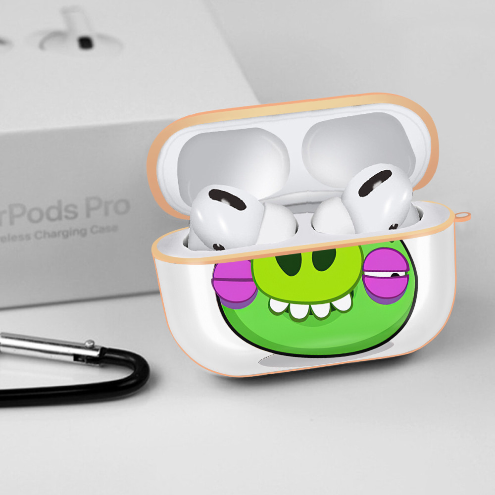 Angry Birds アングリーバード 【AirPods Pro用】ハードシェル保護ケース｜耐衝撃・防指紋・カラビナ付き商品仕様
