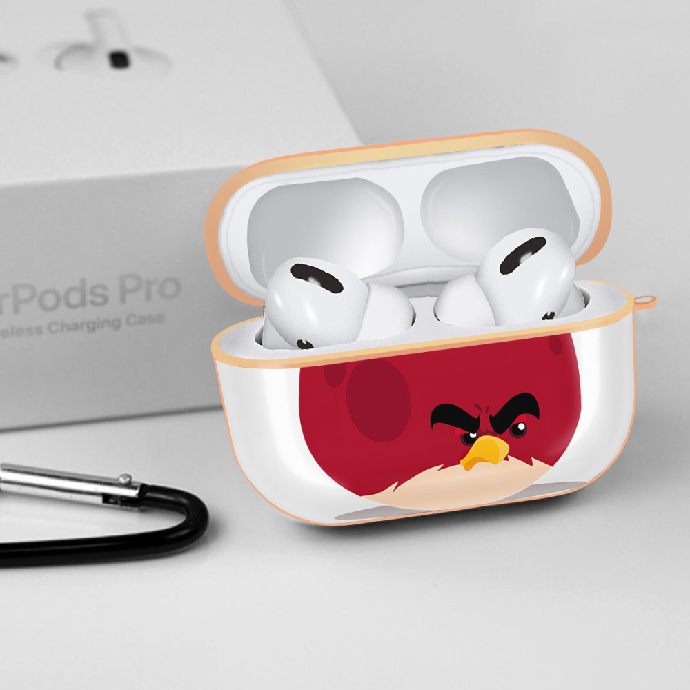 Angry Birds アングリーバード 【AirPods Pro用】ハードシェル保護ケース｜耐衝撃・防指紋・カラビナ付き商品仕様