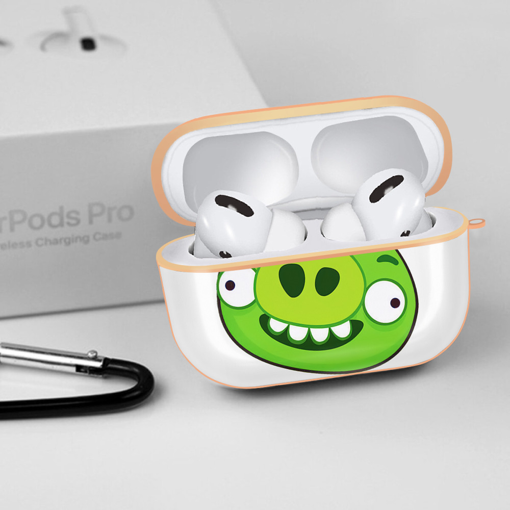 Angry Birds アングリーバード 【AirPods Pro用】ハードシェル保護ケース｜耐衝撃・防指紋・カラビナ付き商品仕様