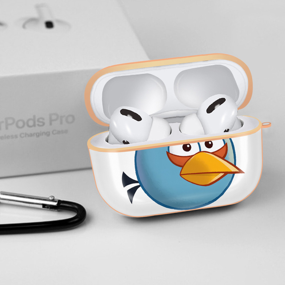 Angry Birds アングリーバード 【AirPods Pro用】ハードシェル保護ケース｜耐衝撃・防指紋・カラビナ付き商品仕様