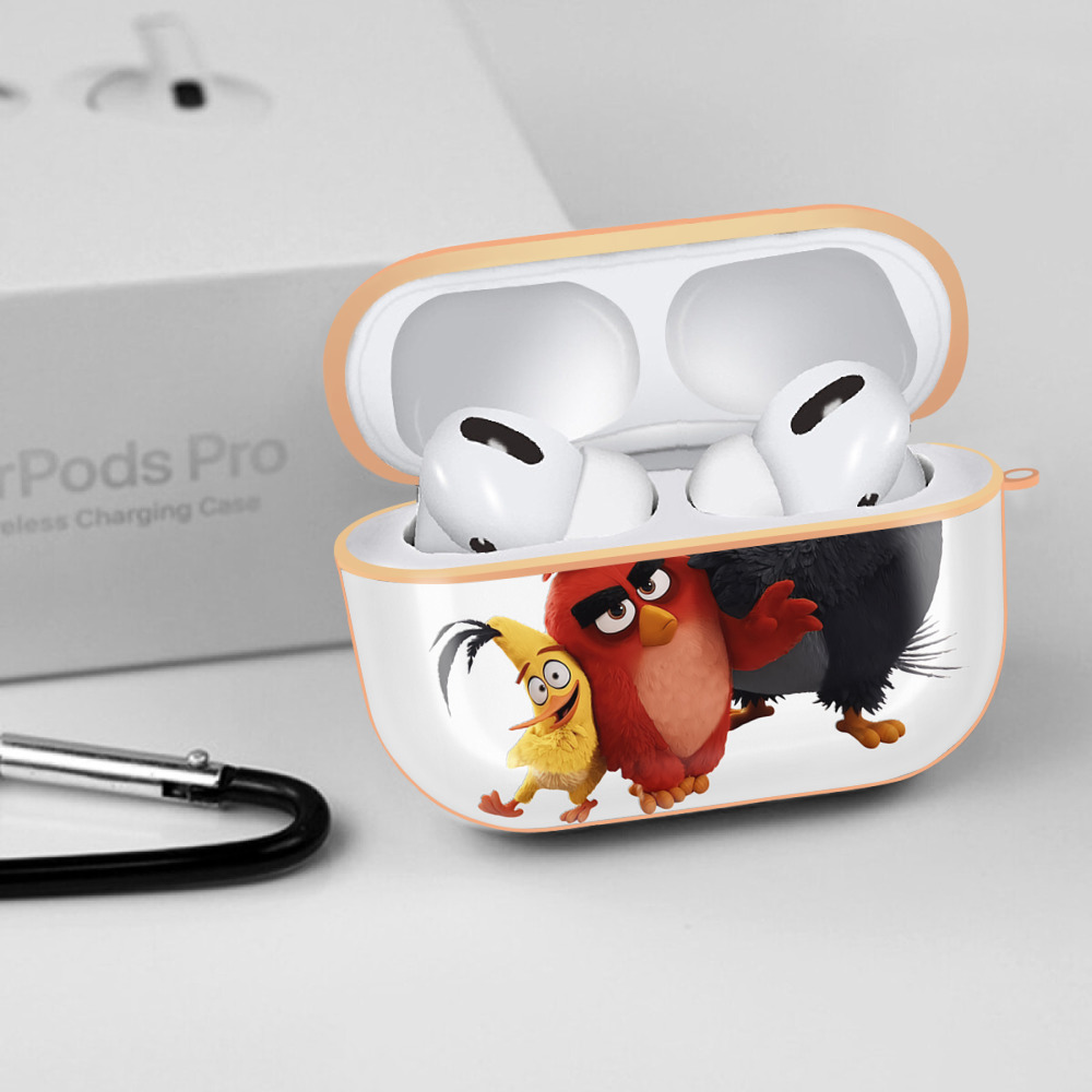 Angry Birds アングリーバード 【AirPods Pro用】ハードシェル保護ケース｜耐衝撃・防指紋・カラビナ付き商品仕様