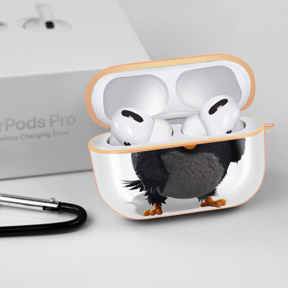 Angry Birds アングリーバード 【AirPods Pro用】ハードシェル保護ケース｜耐衝撃・防指紋・カラビナ付き商品仕様