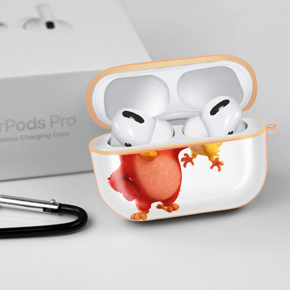 Angry Birds アングリーバード 【AirPods Pro用】ハードシェル保護ケース｜耐衝撃・防指紋・カラビナ付き商品仕様
