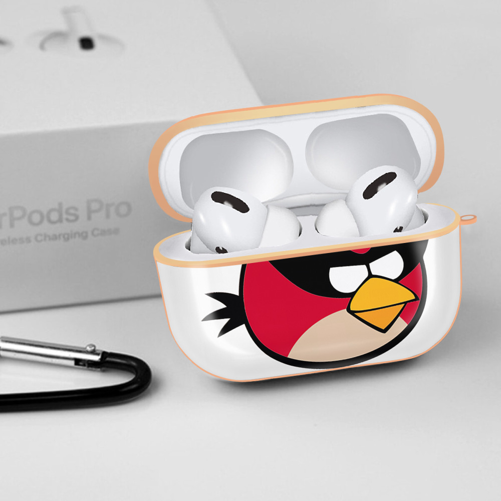 Angry Birds アングリーバード 【AirPods Pro用】ハードシェル保護ケース｜耐衝撃・防指紋・カラビナ付き商品仕様