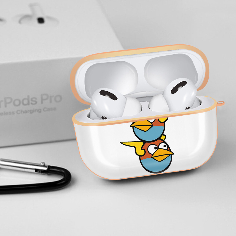 Angry Birds アングリーバード 【AirPods Pro用】ハードシェル保護ケース｜耐衝撃・防指紋・カラビナ付き商品仕様