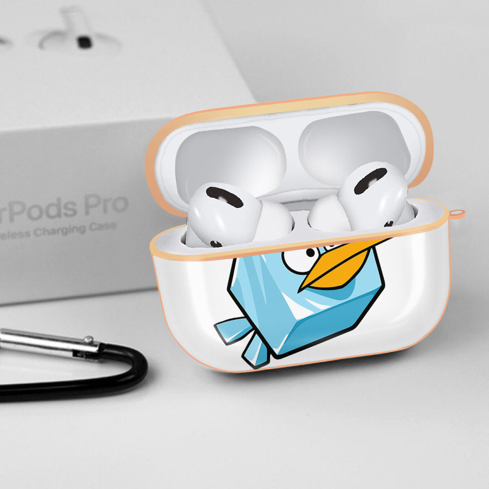 Angry Birds アングリーバード 【AirPods Pro用】ハードシェル保護ケース｜耐衝撃・防指紋・カラビナ付き商品仕様