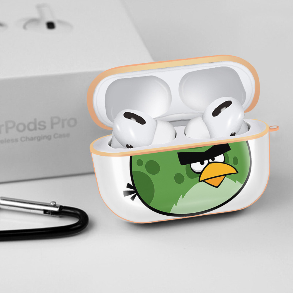 Angry Birds アングリーバード 【AirPods Pro用】ハードシェル保護ケース｜耐衝撃・防指紋・カラビナ付き商品仕様
