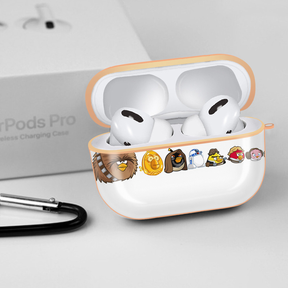 Angry Birds アングリーバード 【AirPods Pro用】ハードシェル保護ケース｜耐衝撃・防指紋・カラビナ付き商品仕様