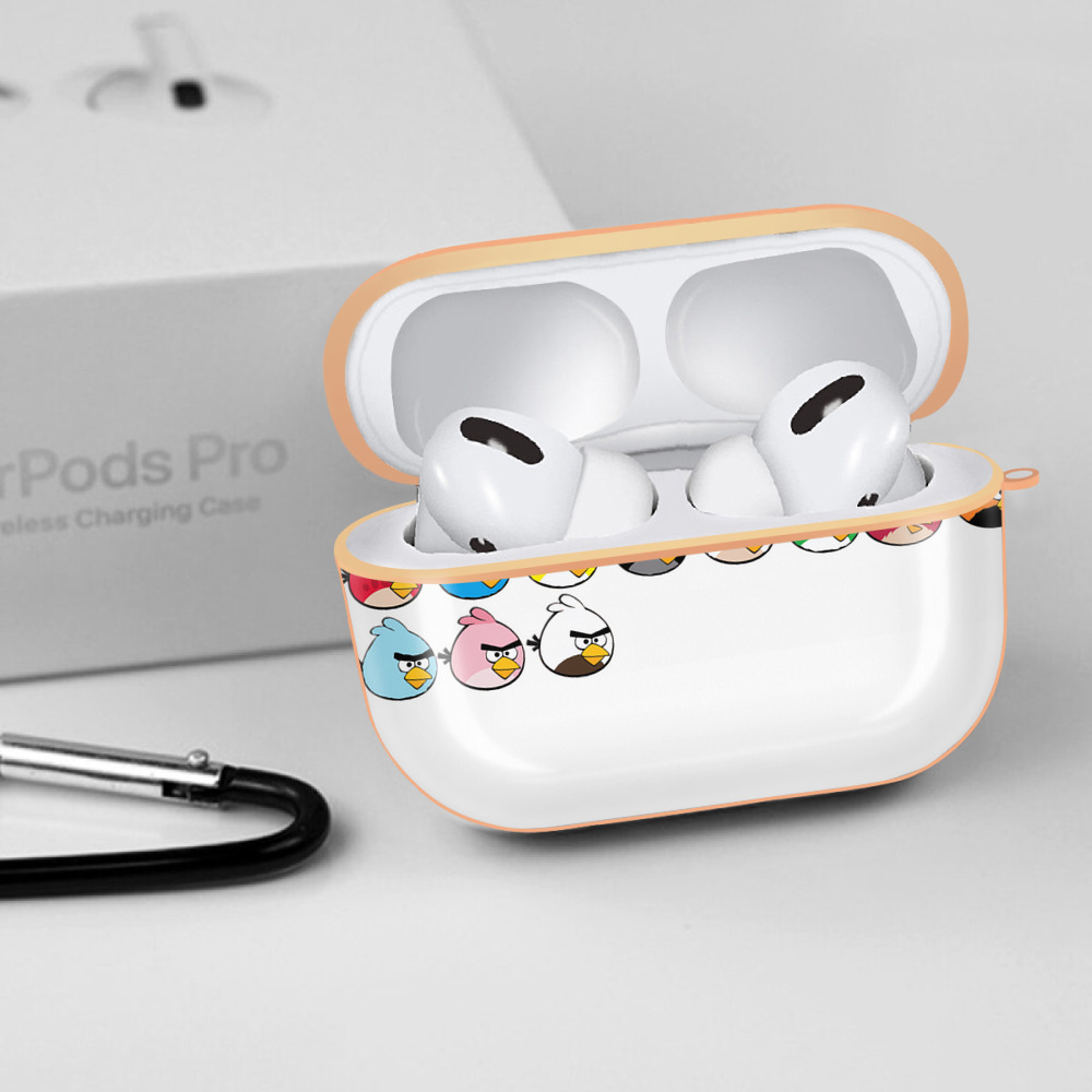 Angry Birds アングリーバード 【AirPods Pro用】ハードシェル保護ケース｜耐衝撃・防指紋・カラビナ付き商品仕様