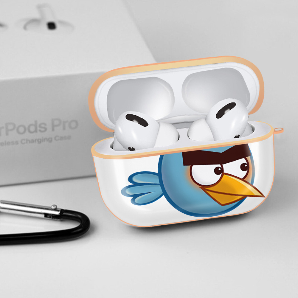 Angry Birds アングリーバード 【AirPods Pro用】ハードシェル保護ケース｜耐衝撃・防指紋・カラビナ付き商品仕様