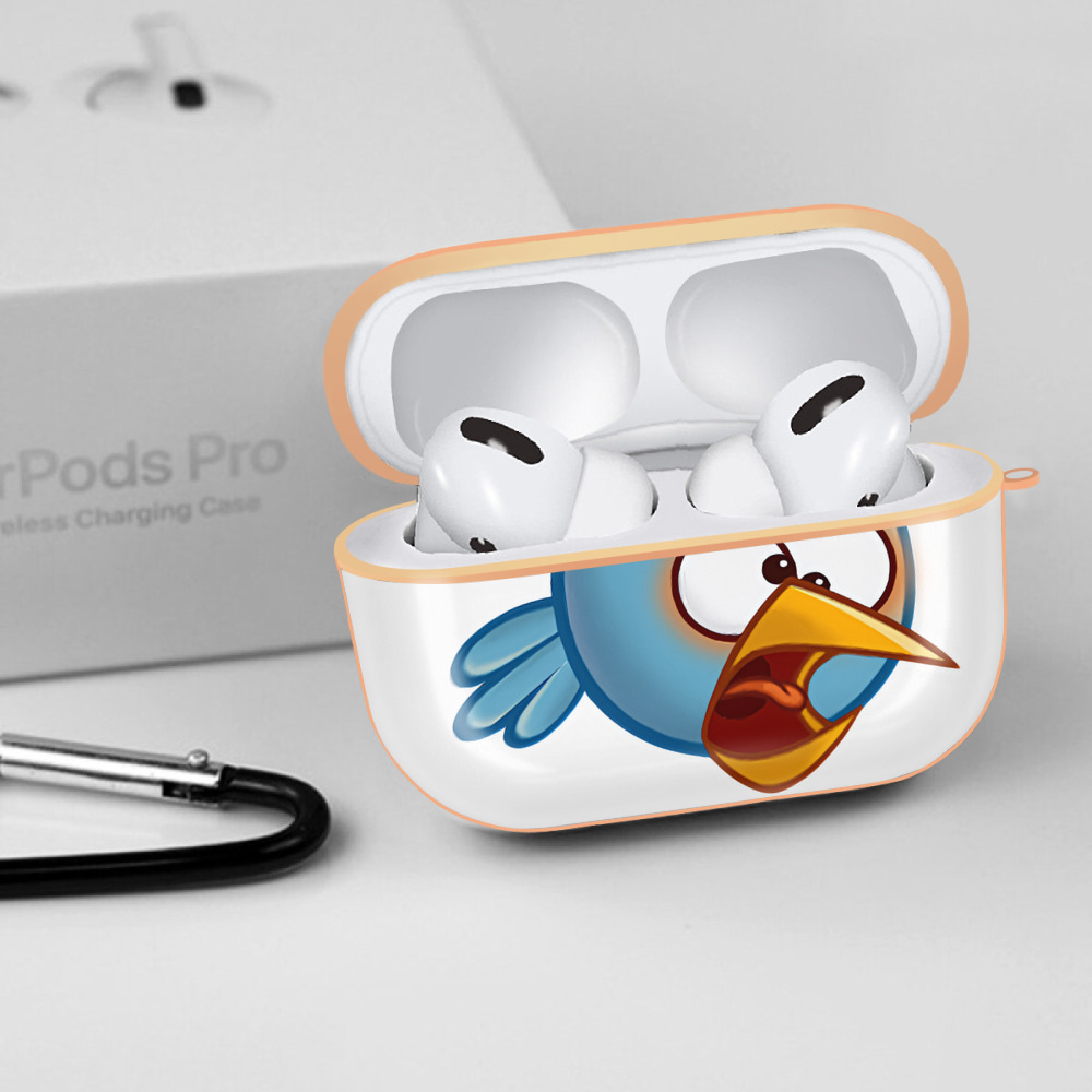 Angry Birds アングリーバード 【AirPods Pro用】ハードシェル保護ケース｜耐衝撃・防指紋・カラビナ付き商品仕様