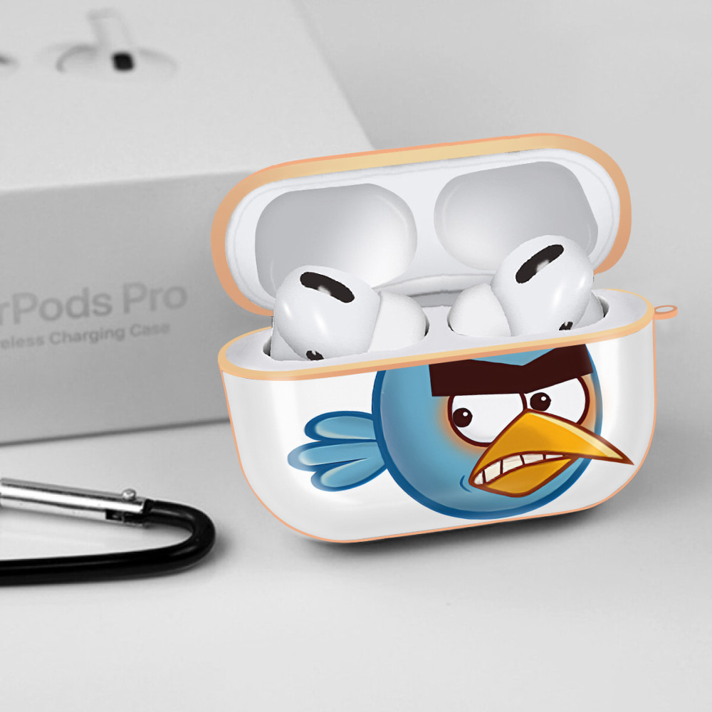 Angry Birds アングリーバード 【AirPods Pro用】ハードシェル保護ケース｜耐衝撃・防指紋・カラビナ付き商品仕様