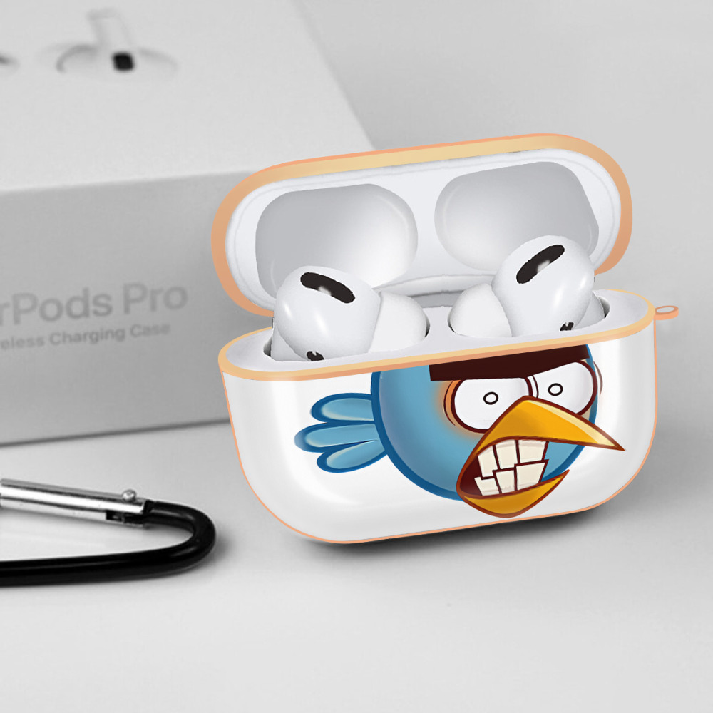 Angry Birds アングリーバード 【AirPods Pro用】ハードシェル保護ケース｜耐衝撃・防指紋・カラビナ付き商品仕様