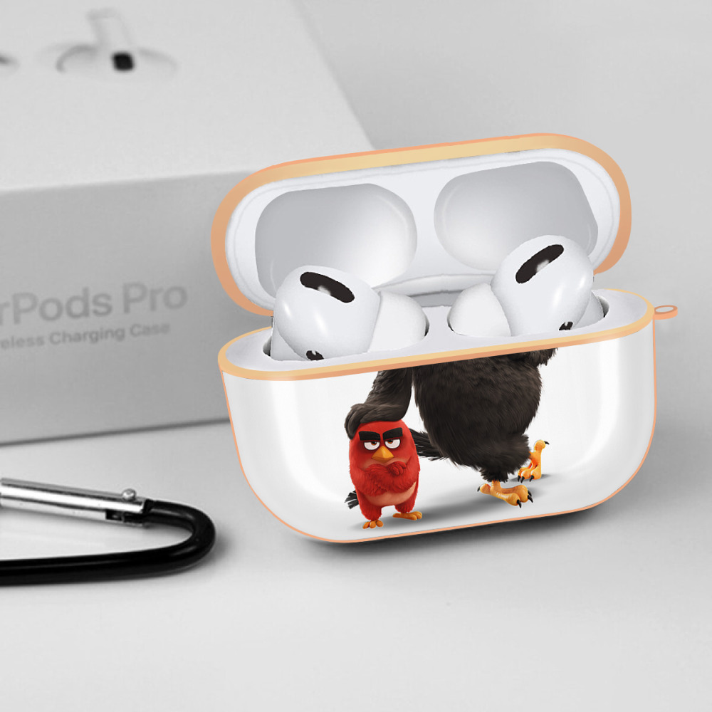 Angry Birds アングリーバード 【AirPods Pro用】ハードシェル保護ケース｜耐衝撃・防指紋・カラビナ付き商品仕様
