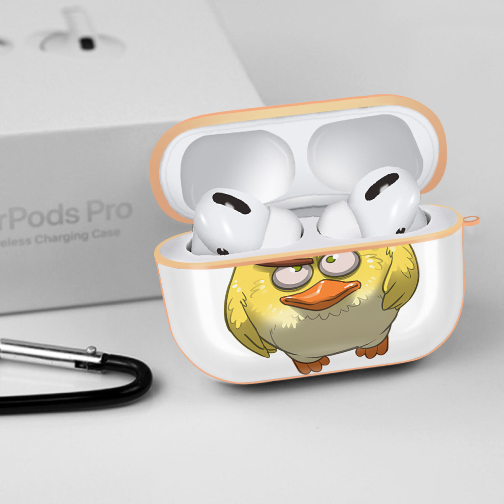 Angry Birds アングリーバード 【AirPods Pro用】ハードシェル保護ケース｜耐衝撃・防指紋・カラビナ付き商品仕様