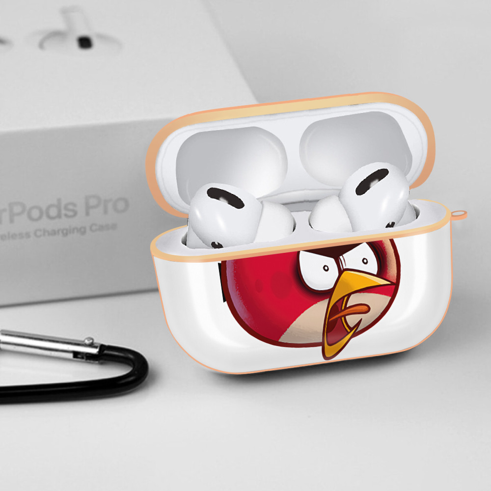 Angry Birds アングリーバード 【AirPods Pro用】ハードシェル保護ケース｜耐衝撃・防指紋・カラビナ付き商品仕様
